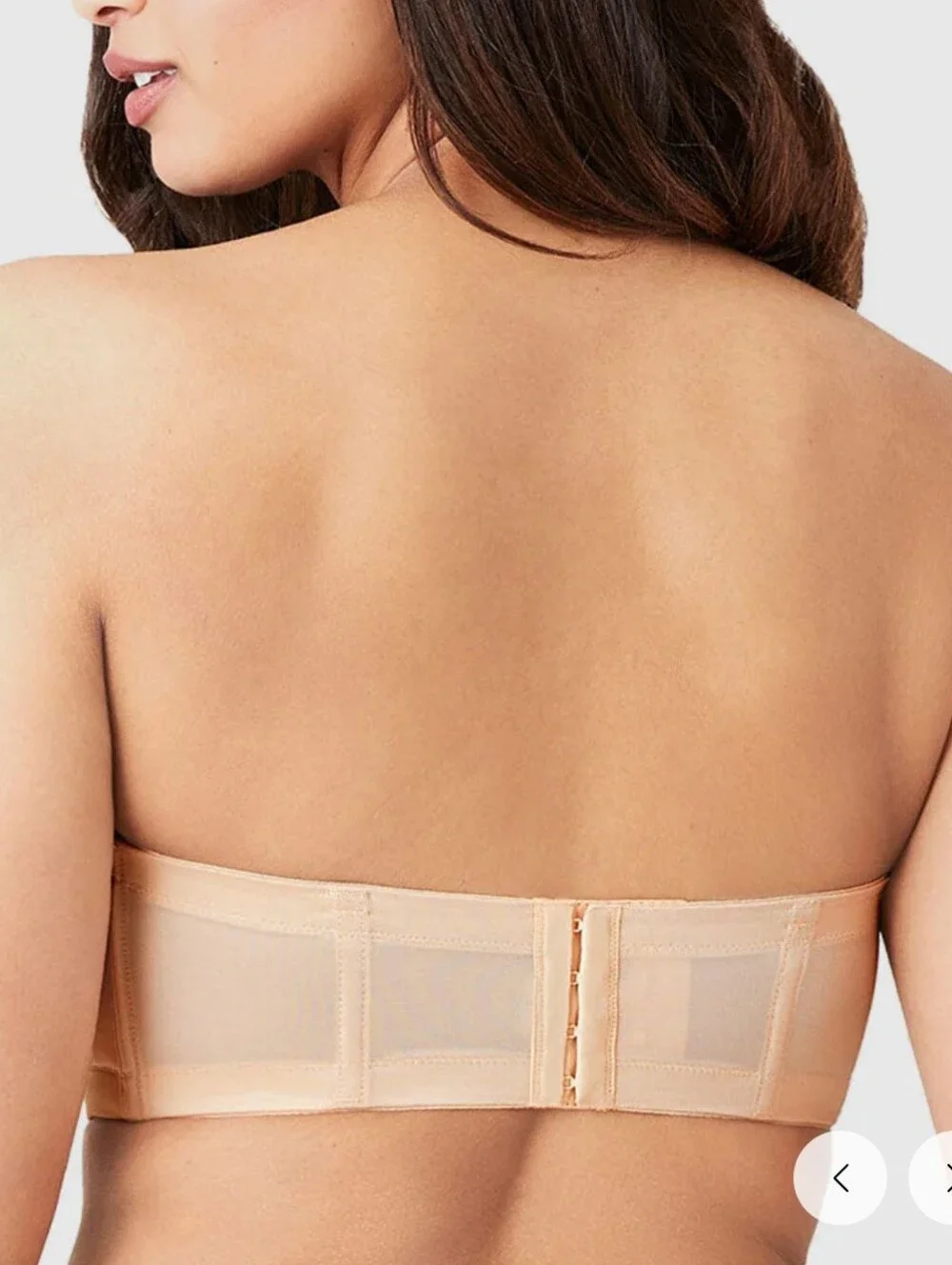 NEW Wacoal Nude Strapless Bra Size 40H Style 854119